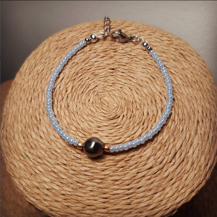 Parure LYANA avec un collier et un bracelet assorti