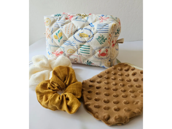Trousse de toilette et accessoires salle de bain faits main