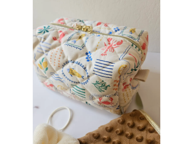 Trousse de toilette et accessoires salle de bain faits main