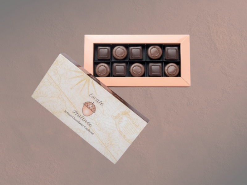 Coffret gourmand d’exception : pralinés, pâtes de fruits et chocolats fins