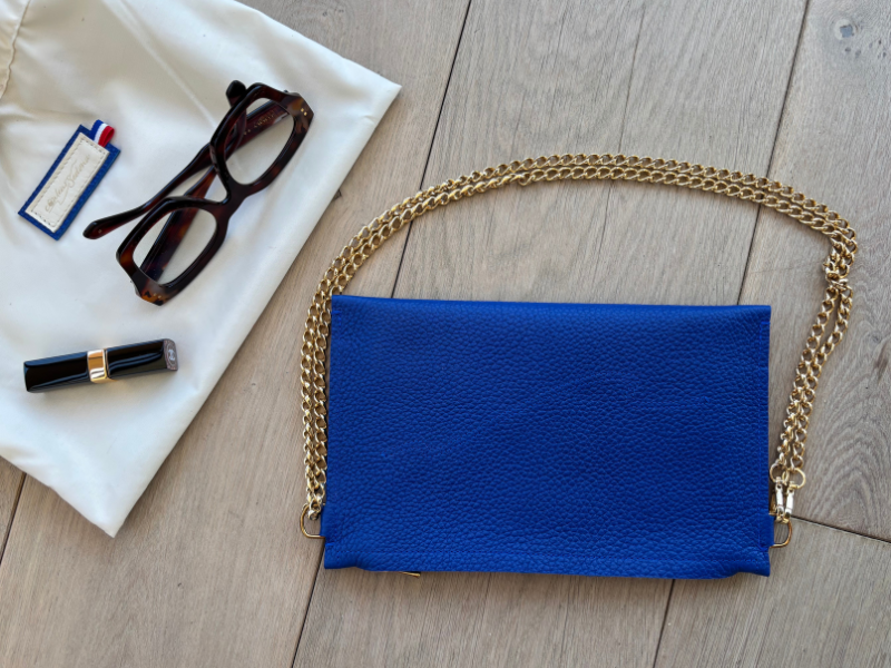 Pochette chaine & cuir Paris
