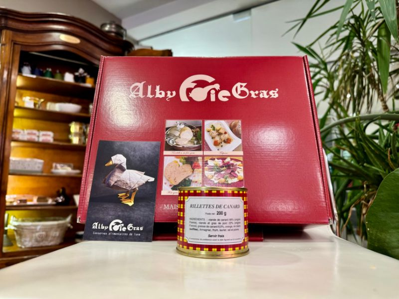 Coffret Festin du Canard : assortiment de 2 foies gras & 5 entrées du tarn