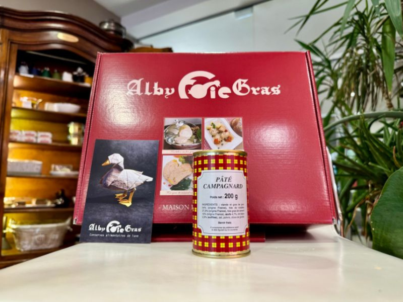 Coffret Festin du Canard : assortiment de 2 foies gras & 5 entrées du tarn
