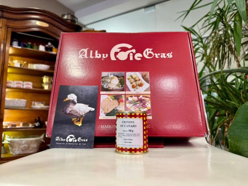 Coffret Festin du Canard : assortiment de 2 foies gras & 5 entrées du tarn