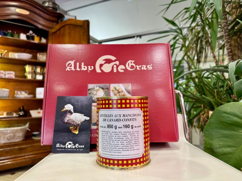Coffret Plaisirs Tarnais : Foie Gras, Cassoulet et 3 entrées d'Albi