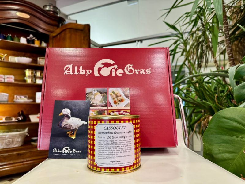 Coffret Plaisirs Tarnais : Foie Gras, Cassoulet et 3 entrées d'Albi