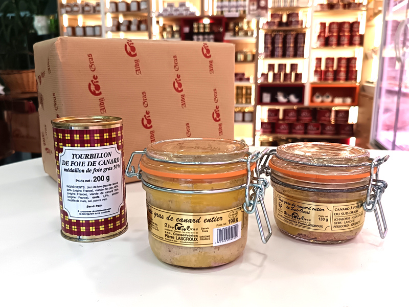 Coffret Foie Gras : 2 bocaux et une spécialité au foie gras
