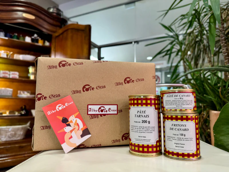 Coffret Trésors d'Albi : Duo de Pâtés & Fritons de canard