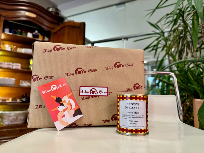 Coffret Trésors d'Albi : Duo de Pâtés & Fritons de canard