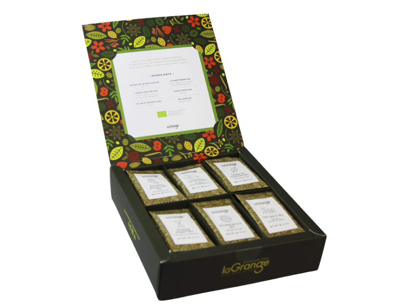 Coffret Les Thés Bios - en sachets
