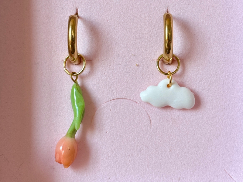 Coffret Créoles Mix & Match : créoles et 4 charms interchangeables