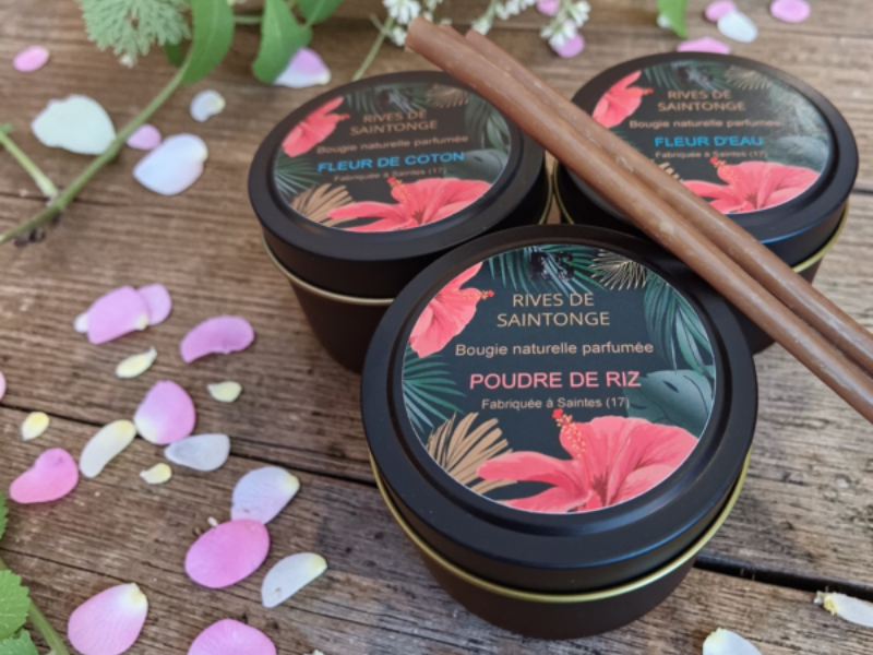 Bougies coffret printanier