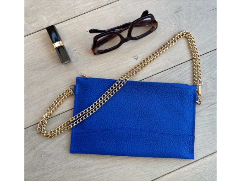 Pochette chaine & cuir Paris