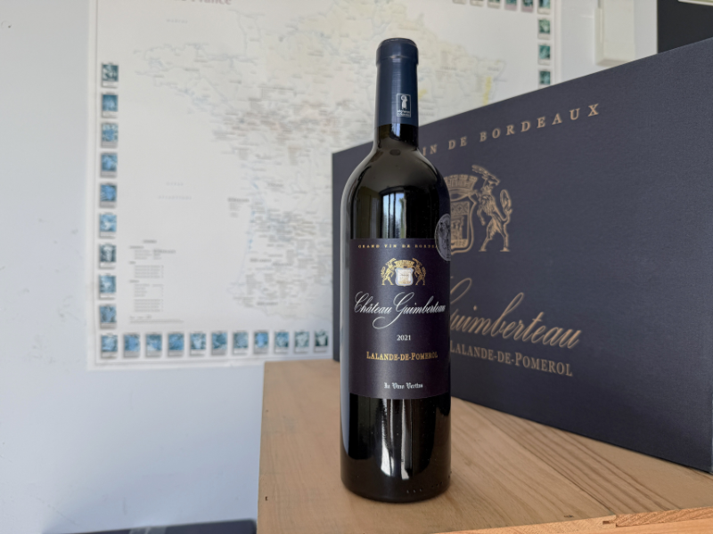 1 Bouteille de Château Guimberteau 2021 AOC Lalande de Pomerol