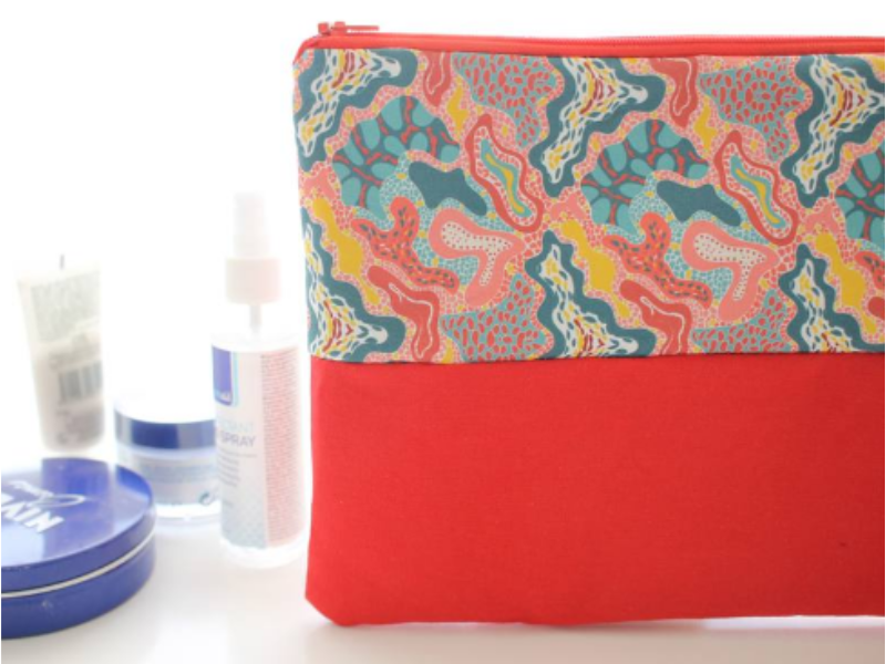 Pochette zippée Maya