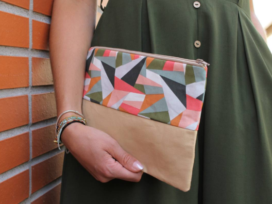 Pochette zippée Maya