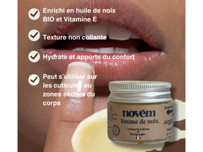 Coffret artisanal savon exfoliant et baumes à lèvres