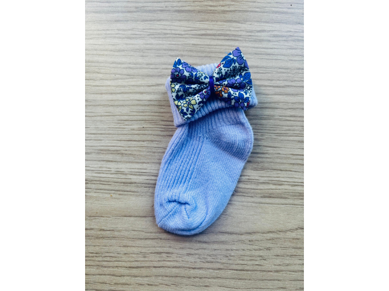Box Eté : Paire de chaussette noeud pour bébé