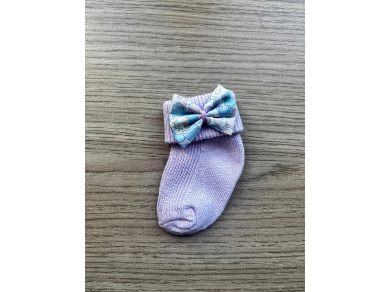 Box Hiver : Paire de chaussette noeud pour bébé