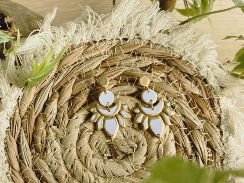 Boucle d'oreille Lunæ