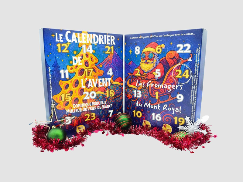Calendrier de l'Avent Fromagers Meilleur Ouvrier de France