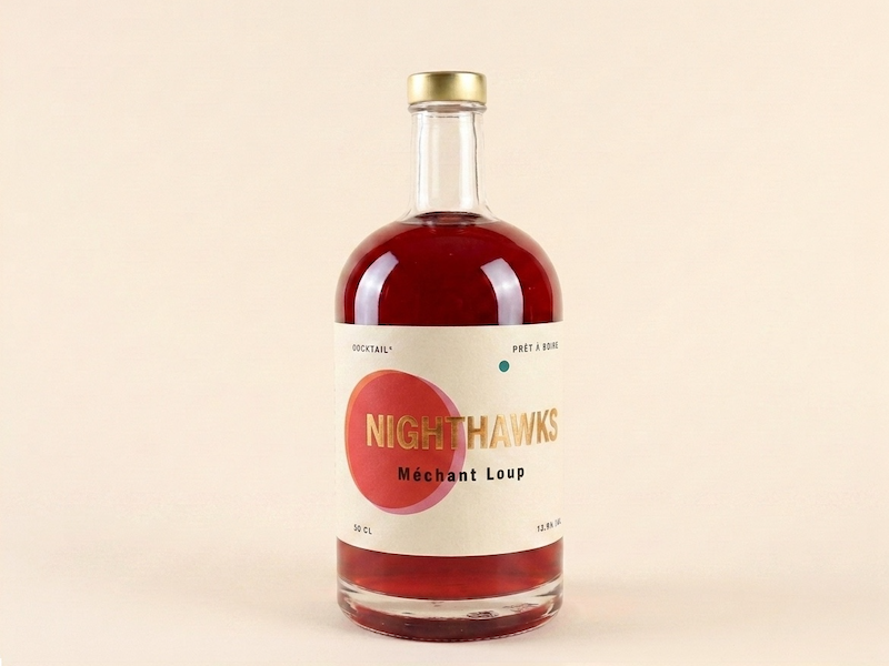 Grande bouteille de cocktail 50cl et 4 petites (20cl)