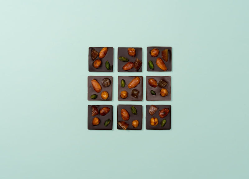 Coffret Mendiants, Assortiment & Tablette