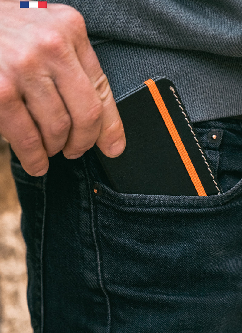 Portefeuille en cuir véritable