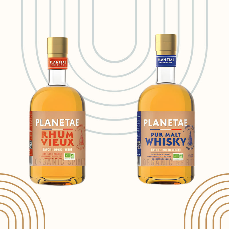 Planetae vieilli - Whisky et Rhum ambré BIO et Français