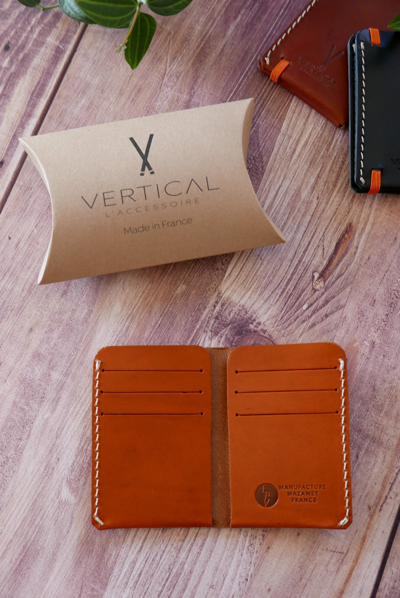 Portefeuille en cuir véritable