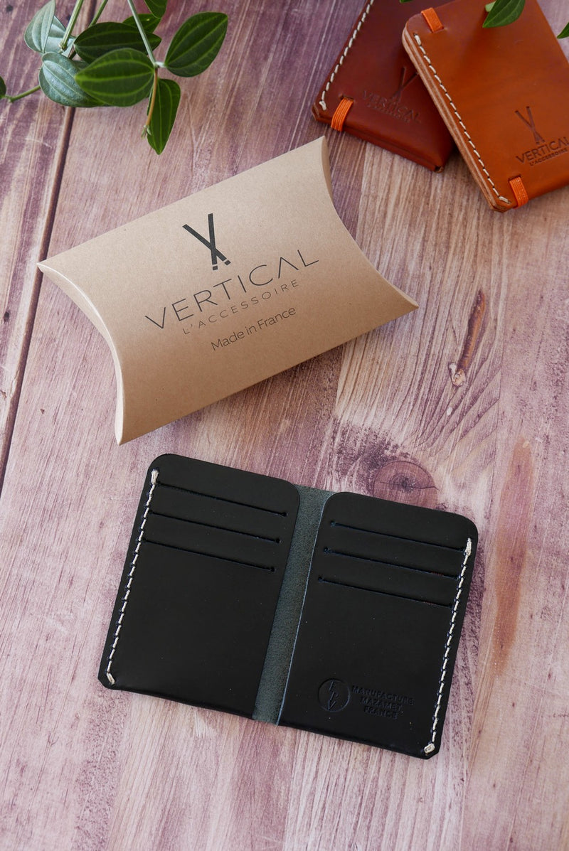 Portefeuille en cuir véritable