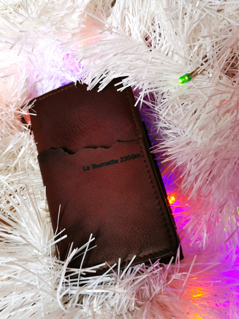 PORTEFEUILLE TRIFOLD MONTAGNE - 8 CB