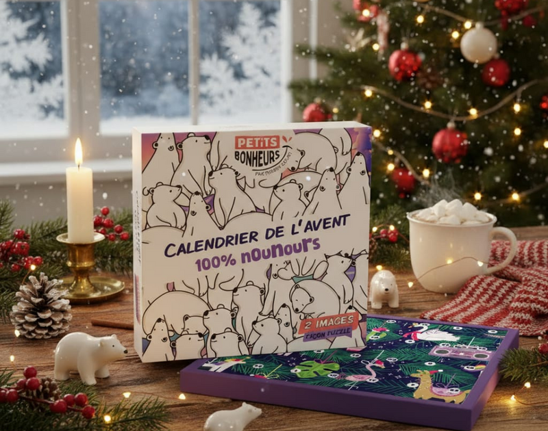 Calendrier de l'Avent 100% Nounours en Chocolat