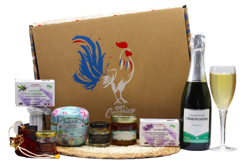 Coffret Champagne et Safran