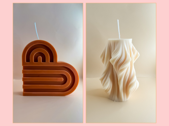 Duo de Bougies Décoratives Parfumées