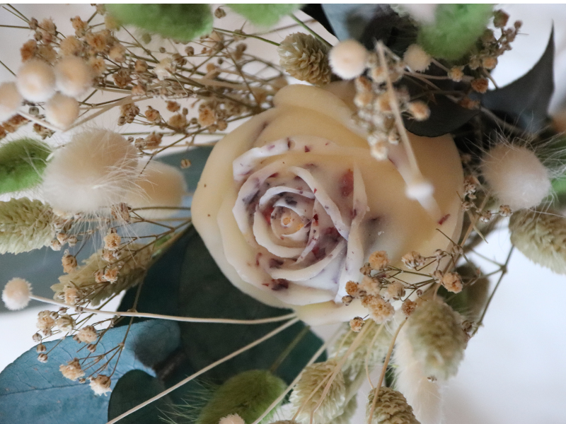 Coffret bouquet de fleurs fondantes et fondant parfumé