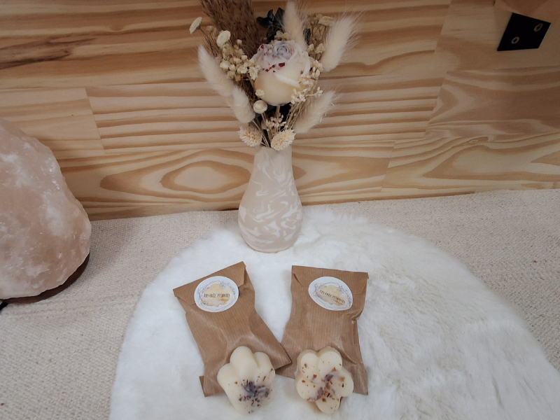 Coffret Vase et bouquet fondant parfumé