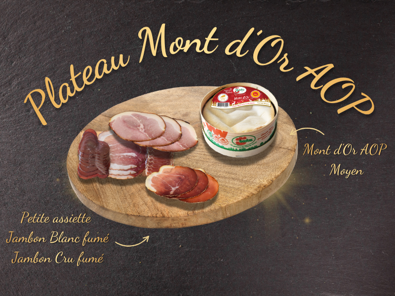 Le plateau Mont d’Or & Charcuteries Fumées (format moyen)