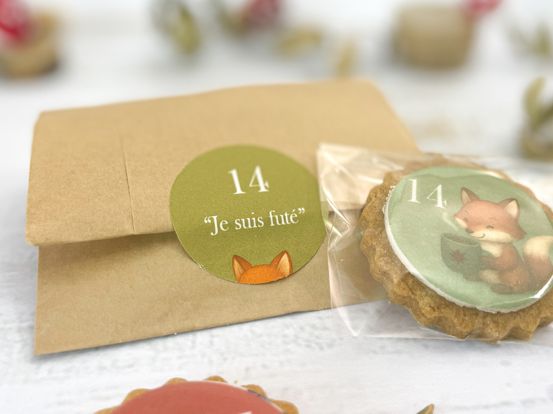 Calendrier de l'Avent 24 Biscuits Décorés 2025