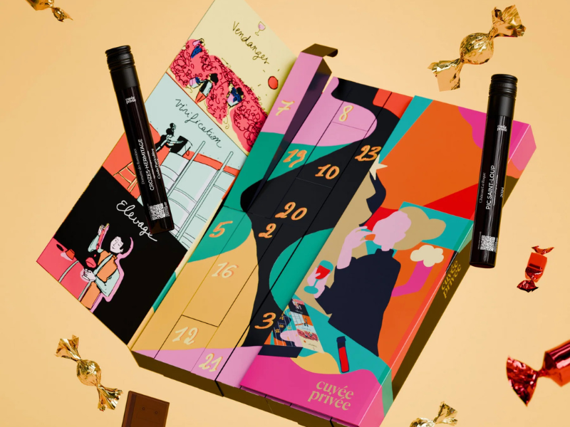 Calendrier de l'Avent Vin et Chocolat