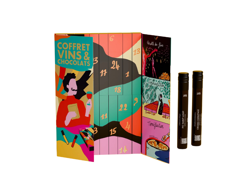 Calendrier de l'Avent Vin et Chocolat