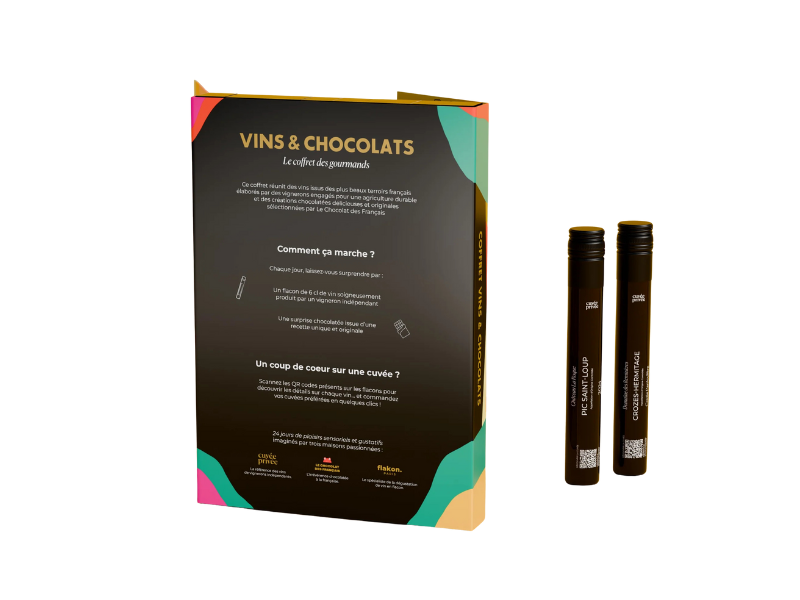 Calendrier de l'Avent Vin et Chocolat