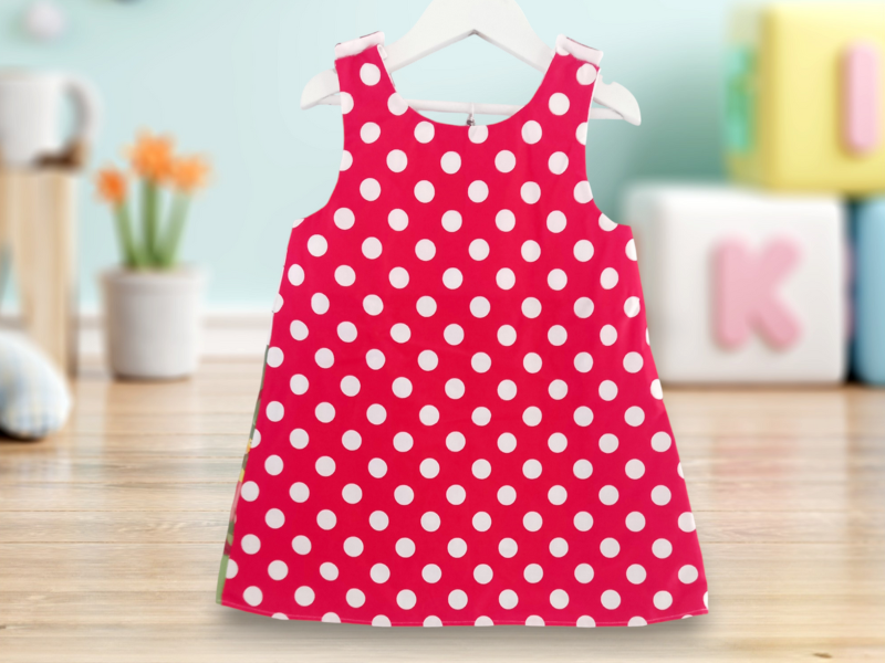 Robe en coton fillette Village des lutins