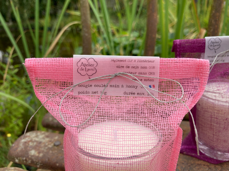 Bougies Rose des Îles et Gourmandise