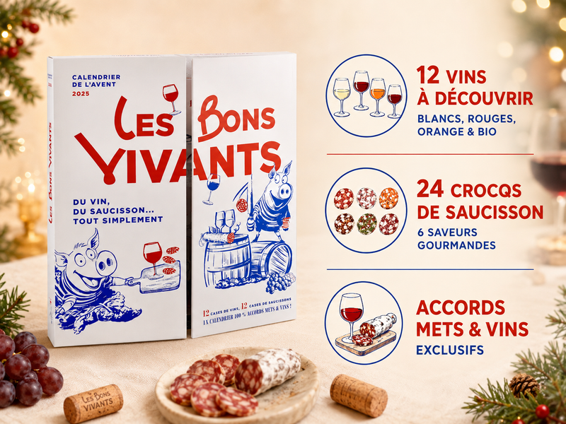 Calendrier de l'Avent Saucisson & Vin 2026