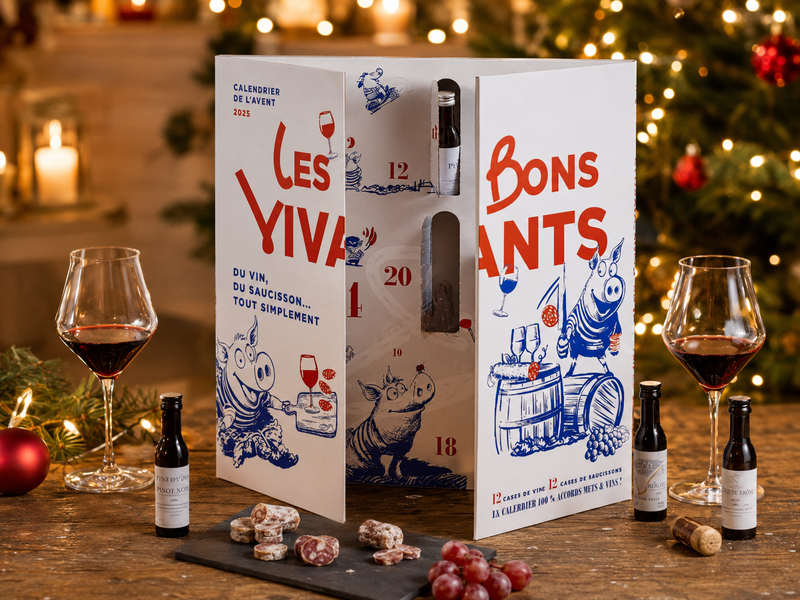 Calendrier de l'Avent Saucisson & Vin 2026