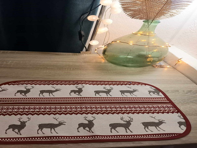 1 ENSEMBLE DE 4 SETS DE TABLE cadrés 