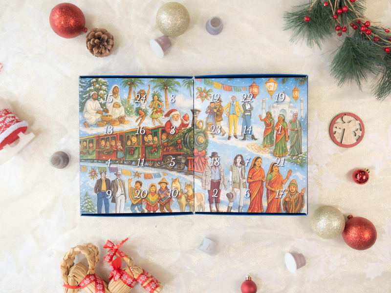 Calendrier de l'Avent Café Bio - 24 capsules zéro déchet