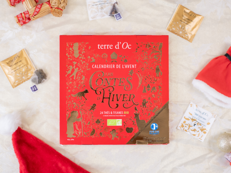 Calendrier de l'Avent 24 Thés & Tisanes BIO
