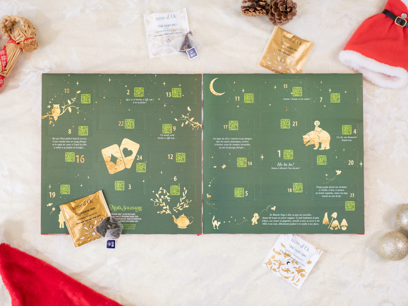 Calendrier de l'Avent 24 Thés & Tisanes BIO
